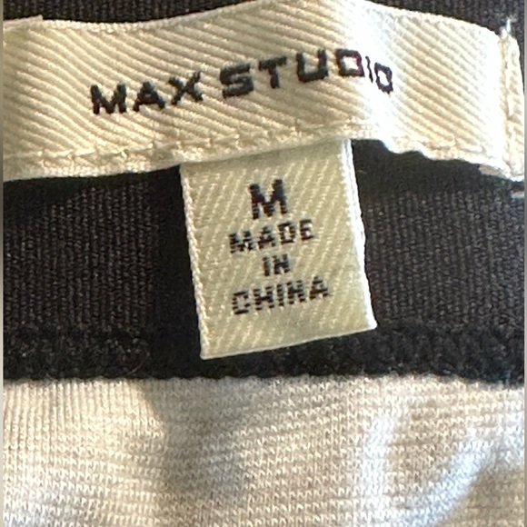 Max Studio Mini Skirt Elastic Stretch Waist Ruffle Bottom Size Medium - Picture 14 of 14